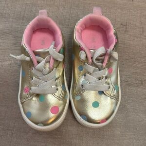 Gold Tennis Shoes for toddlers